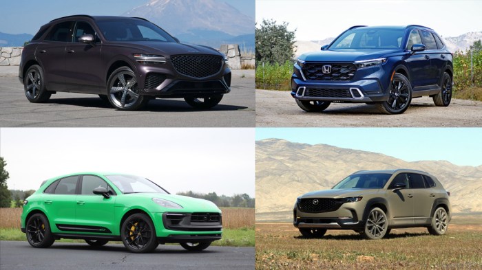 SUV vs sedan comparison